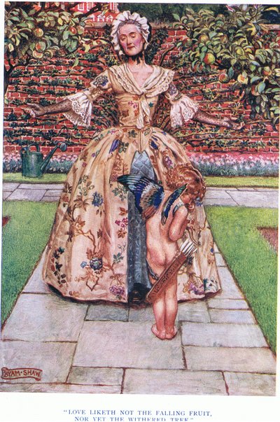 Love liketh not the falling fruit, nor yet the withered tree by John Byam Liston Shaw